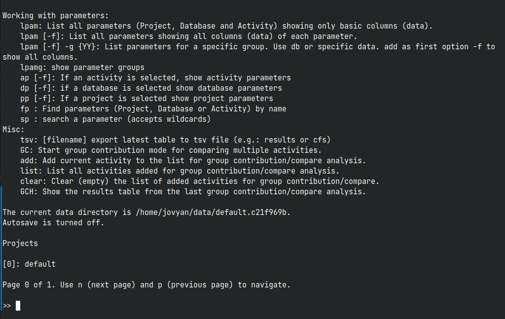 bw2-browser simple invocation output